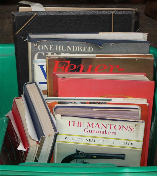 Sussex Doomsday book & 9 books on weapons(-)